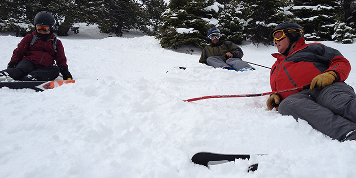 You ski so hard on Jackson Hole's Steep & Deep that even the instructors get tired.