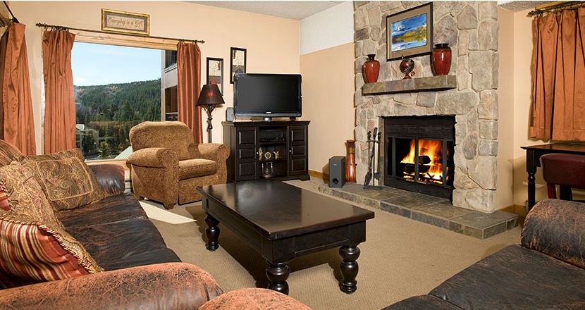 Well equipped condos with spacious living areas are fireplaces. - image_4