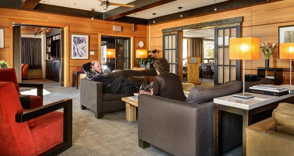 Get social in a traditional ski-lodge. Photo: Alta Lodge - image_3