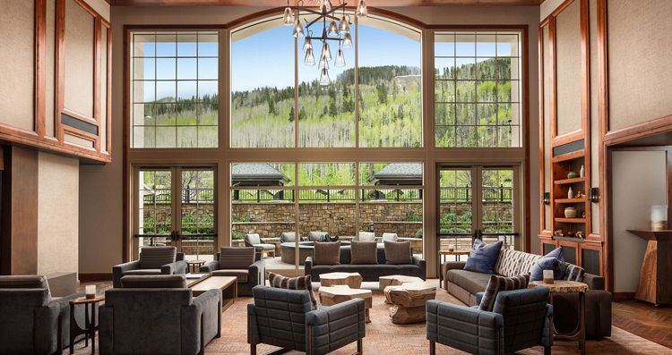 Sit back and relax with a book, over looking the slopes. Photo: Ritz-Carlton Vail - image_8
