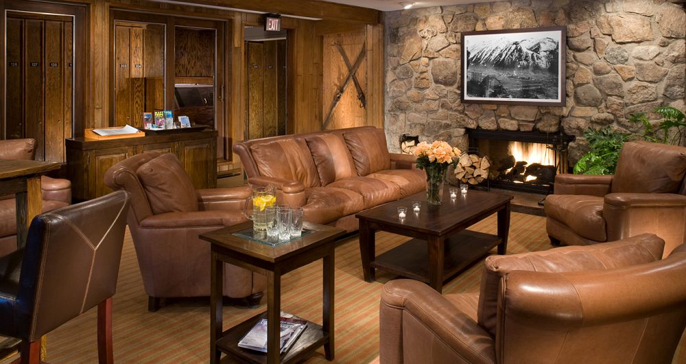 Oozing with modern mountain decor, enjoy some quiet time by the lobby fireplace. Photo: Molly Gibson Lodge - image_3