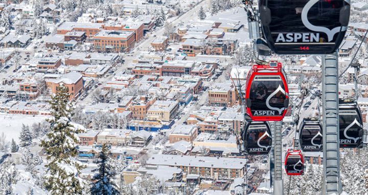 The Aspen Snowmass gondola goes right from town. Photo: Aspen Snowmass/Dan Bayer - image 0