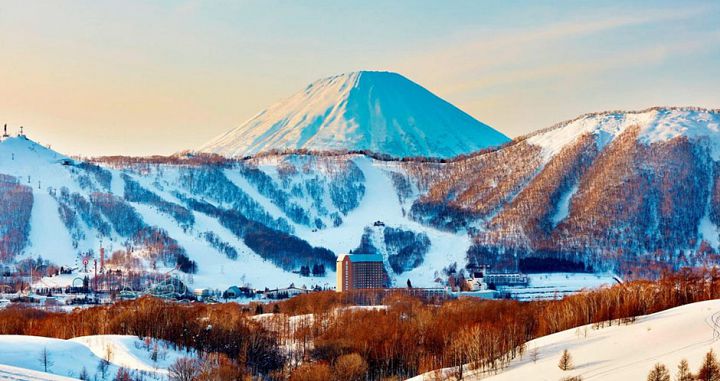 Rusutsu West mountain with Mt Yotei behind. Photo: Rusutsu Ski Resort - image 0