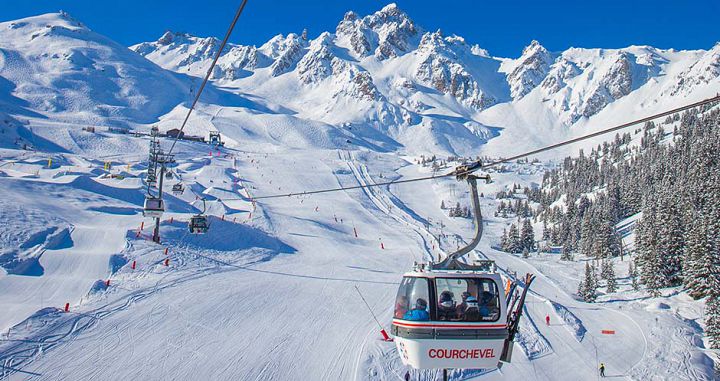 Courchevel France - Skiing with the Stars