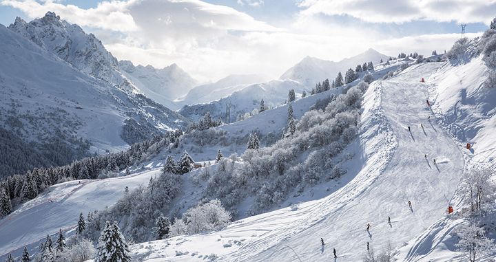 Picturesque ski slopes in Meribel.  Photo: Meribel Tourism - image 0
