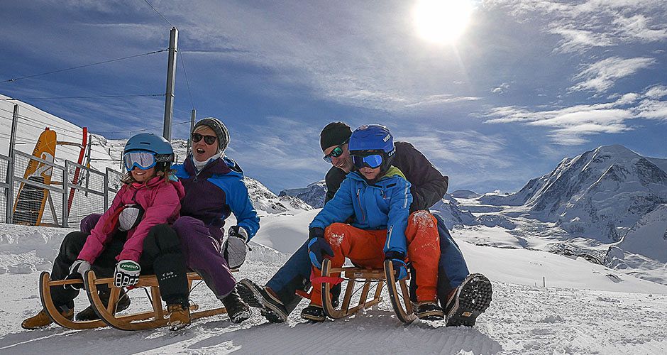 Resort have plenty of side-activities - sledging being one of them. Photo: Zermatt tourism - image 0