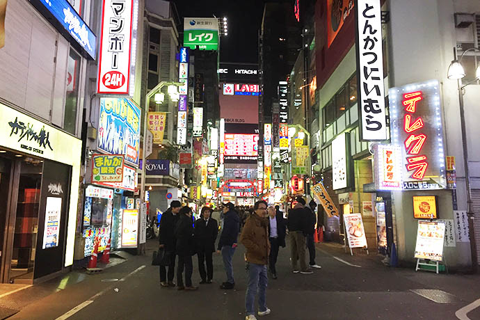 Shinjuku bright lights
