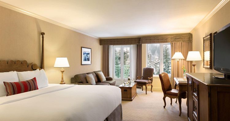 Enjoy valley or mountain views from your room. Fairmont Chateau Whistler - image_11