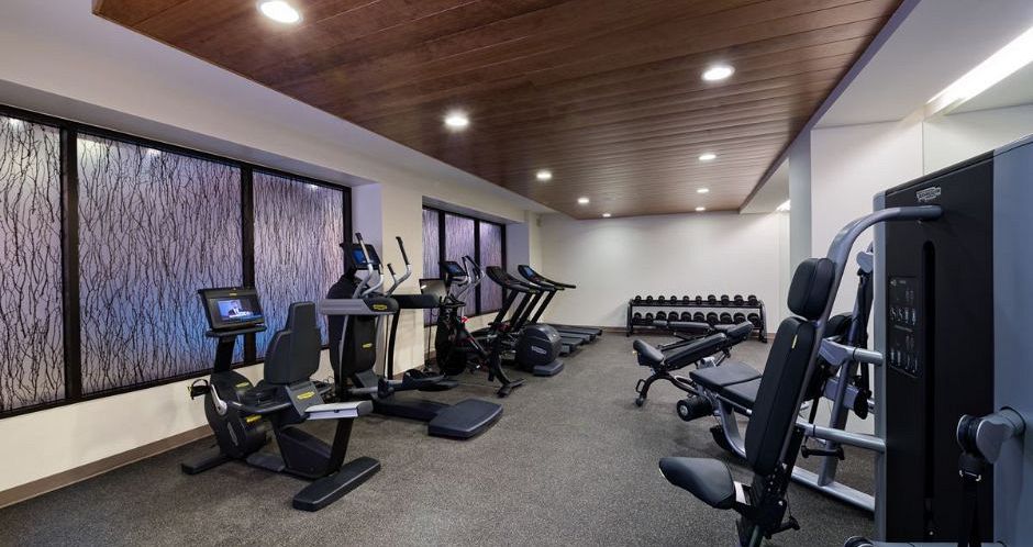 Stay in shape on and off the slope at the on-site gym. Photo: East West Destination - image_8