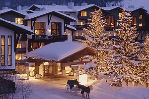 Wonderful winter hotel in the heart of Vail Village.