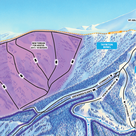 Winter Trail Map  Ski & Ride at Panorama Mountain Resort