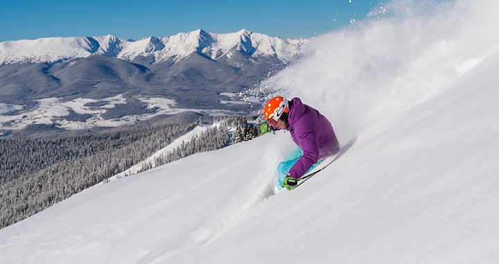 Keystone skiing, Colorado